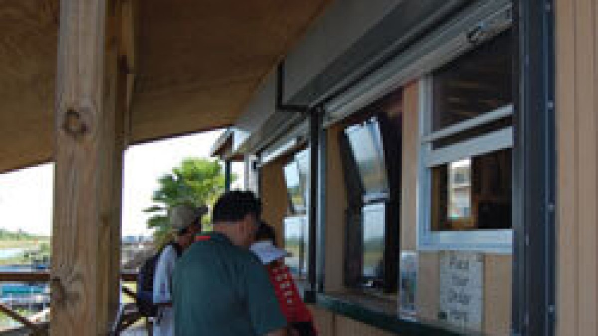 Customers at Photo Booth