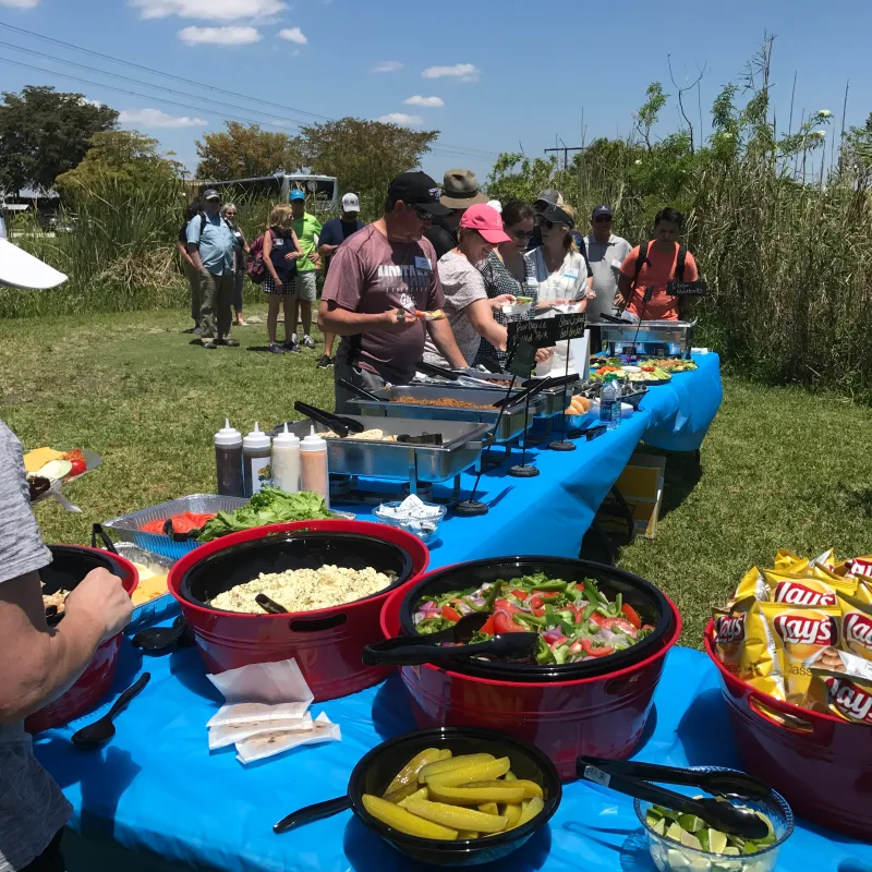 BBQ lunch buffet